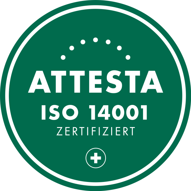 Zertifizierungssiegel ISO 14001 von Apps with love