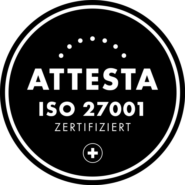 Zertifizierungssiegel ISO 27001 von Apps with love