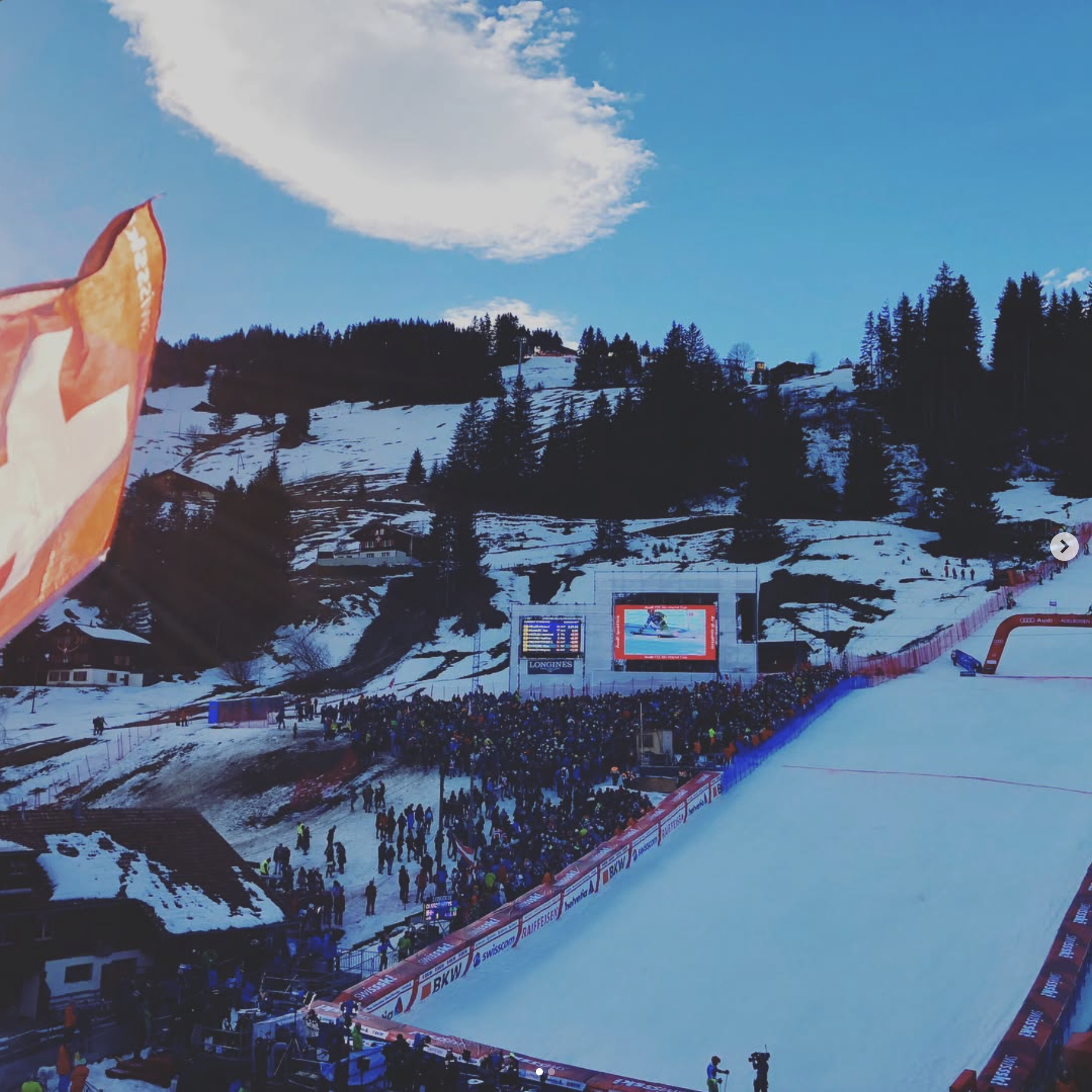 Bild des Skiweltcup Adelboden.