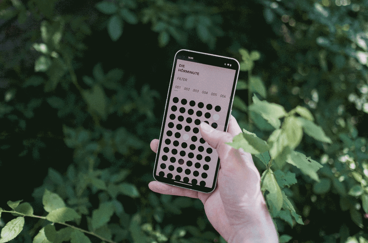 Transition beim Abspielen einer Hörminute