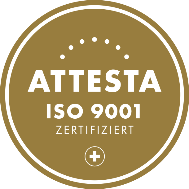 Zertifizierungssiegel ISO 9001 von Apps with love