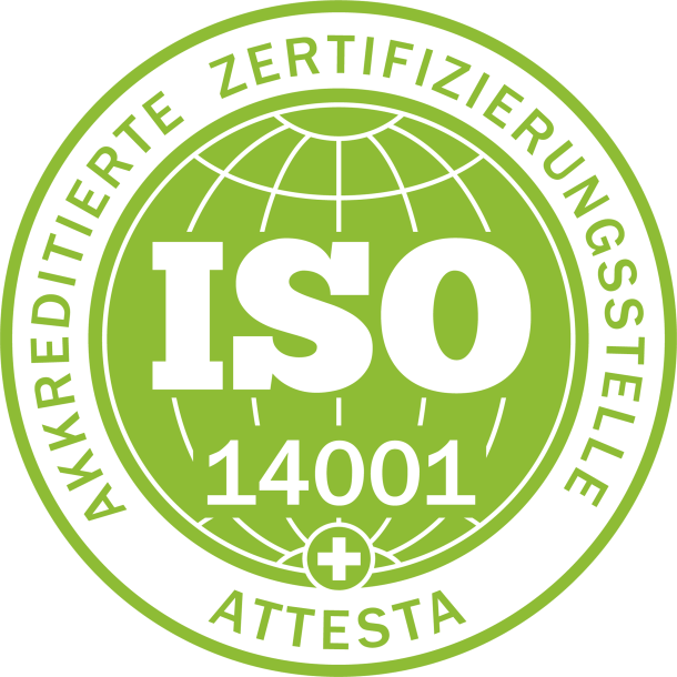 ISO 14001 certification seal