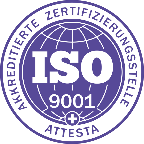 Zertifizierungssiegel ISO 9001