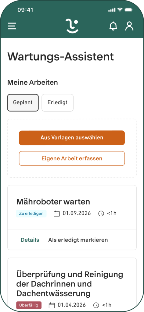 myky - Wartungsassistent