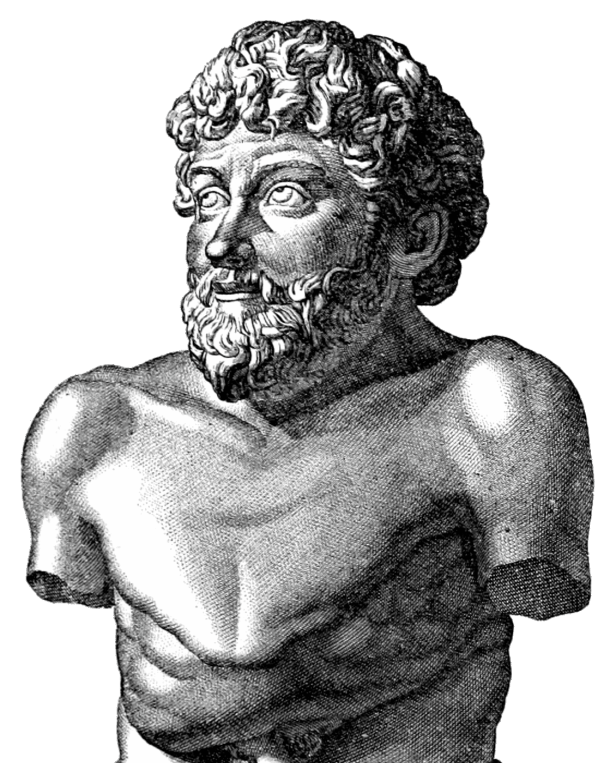 Bust of the fable poet Aesop