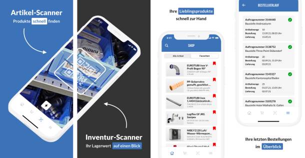 Aperçus de l'app Pestalozzi Haustech Mobile 2/2