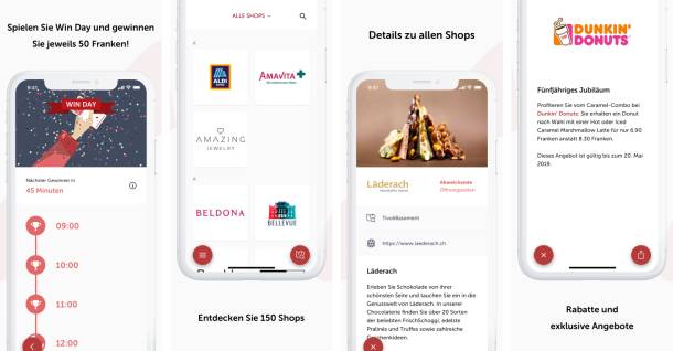 Aperçus de l'app Shoppi Tivoli 2/2