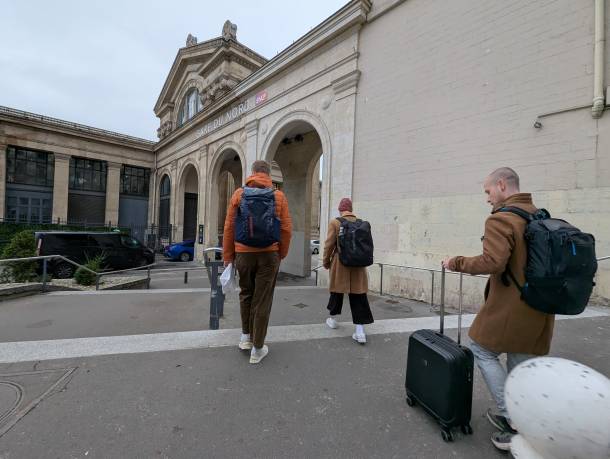The Android team at Gare du Nord