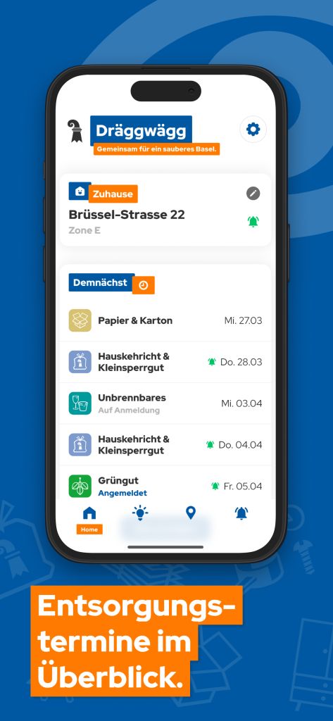 Écran d'aperçu de l'app Dräggwägg sur l'App Store - Home Screen