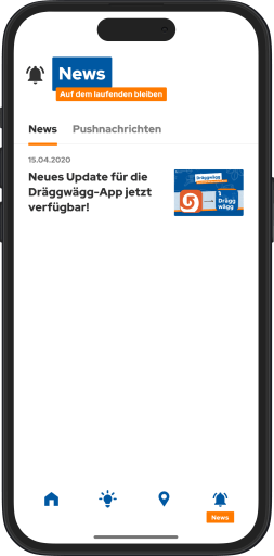 News in the Dräggwägg app