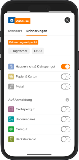 Notifications dans l'application Dräggwägg
