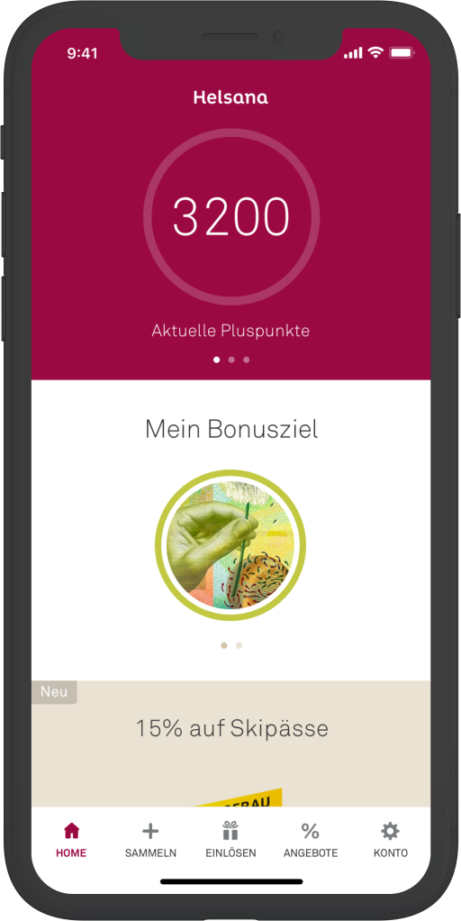 Programme de bonus Helsana