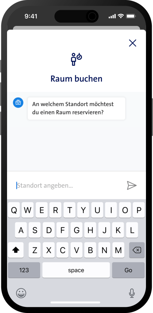 MIA: Raum buchen mit Chat Assistant