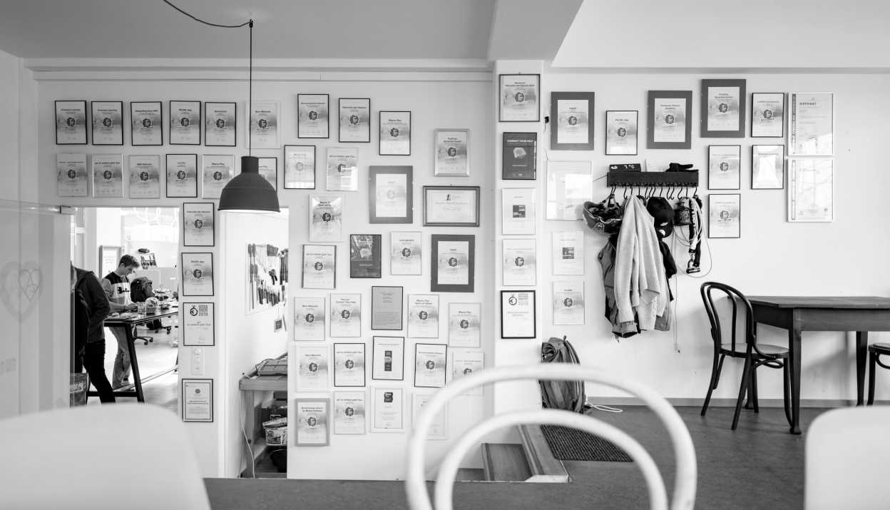 Wall of fame dans l'entrée